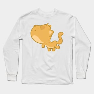 walking cat Long Sleeve T-Shirt